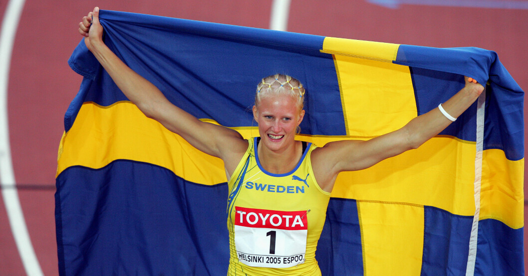 Carolina är en av våra största friidrottare! Carolina Klüft 2005