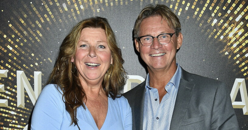 Lotta Engberg och Mikael Sandström drog till Spanien för att fira Lotta. Lotta Engberg och Mikael Sandström drog till Spanien för att fira Lotta