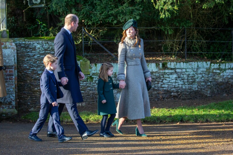 Kate erkände att pälsjackan var ett misstag. Prins William, prinsessan Kate, prinsessan Charlotte och prins George