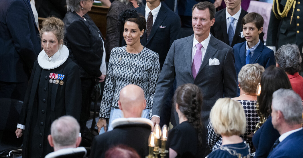 Prins Joachim och prinsessan Marie lämnar Frankrike. Prinsessan Marie och prins Joachim