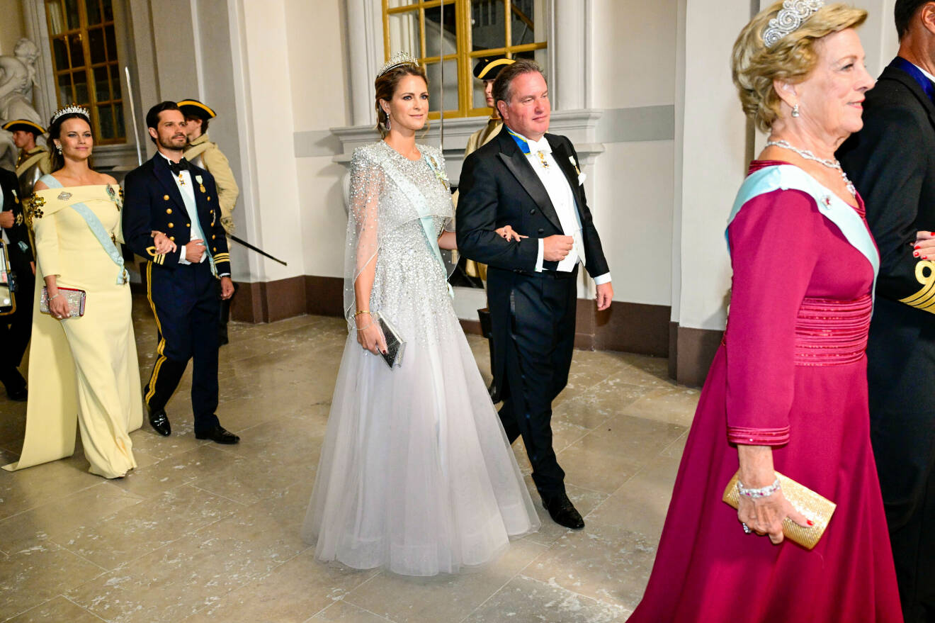 Prinsessan Sofia, prins Carl Philip, prinsessan Madeleine och Chris O'Neill