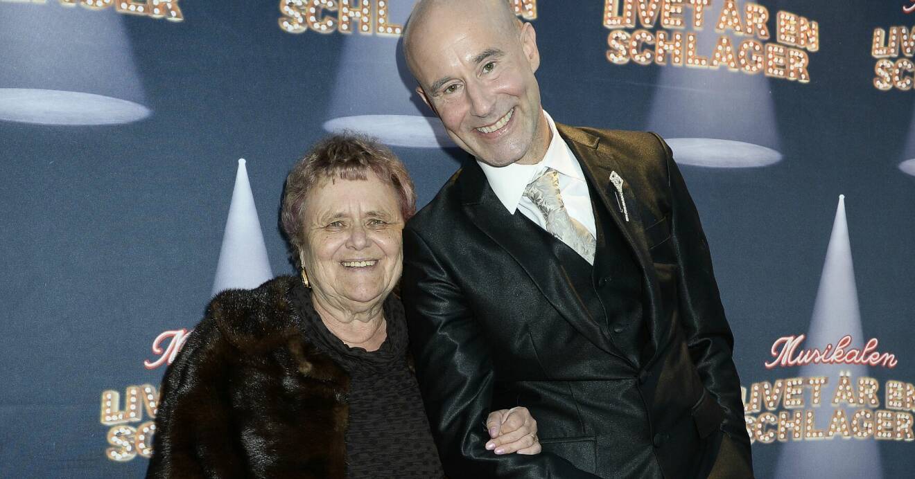 Mark Levengood och hans mamma Anja
