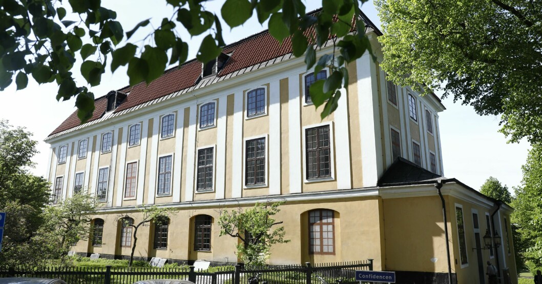 Ulriksdals slottsteater – här festar Victoria i kväll. Confidencen i Ulriksdals slottspark