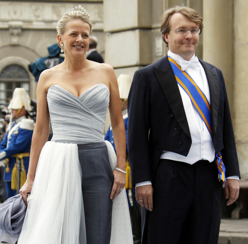 Prinsessan Mabel och prins Johan Friso på kronprinsessan Victorias och prins Daniel bröllop 2010