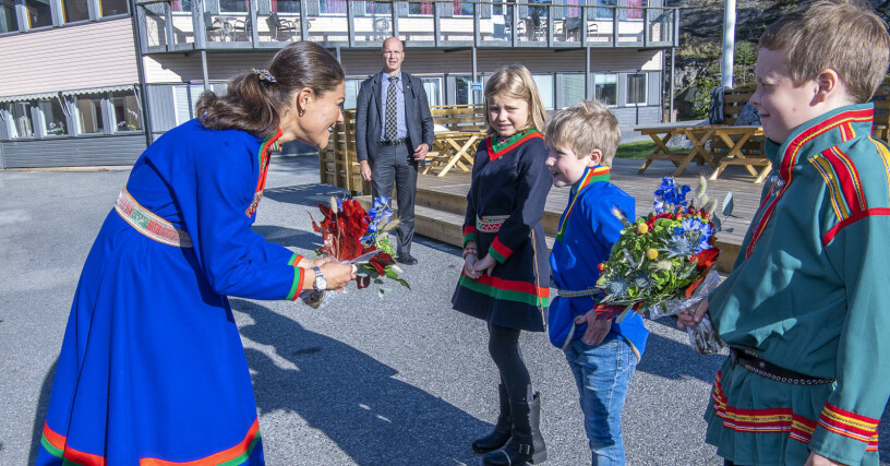 Kronprinsessan Victoria gjorde stor succé i sin kolt. Kronprinsessan Victoria
