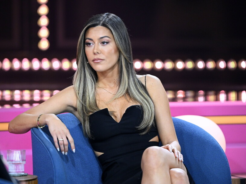 Bianca Ingrosso Inspelning av avsnitt 15 av Bianca Ingrossos talkshow Bianca. Stockholm 2022