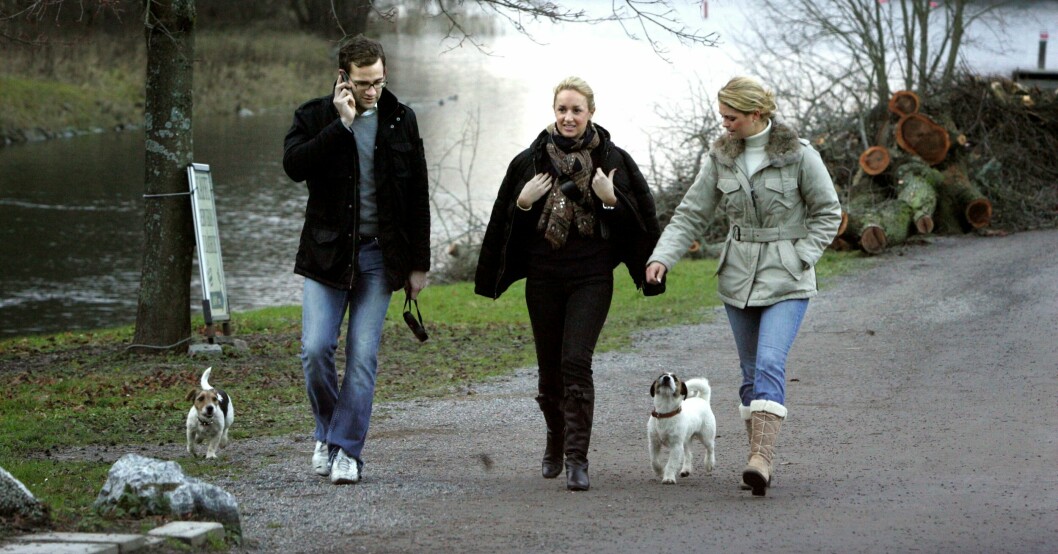 Prinsessan Madeleine och Katarina von Horn, 2006. Jonas Bergström, Katarina von Horn och prinsessan Madeleine