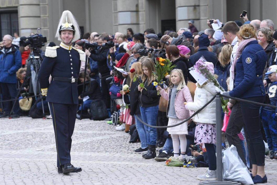 Ingen publik i år. Vi får se fram emot nästa år i stället. Kungens födelsedag.