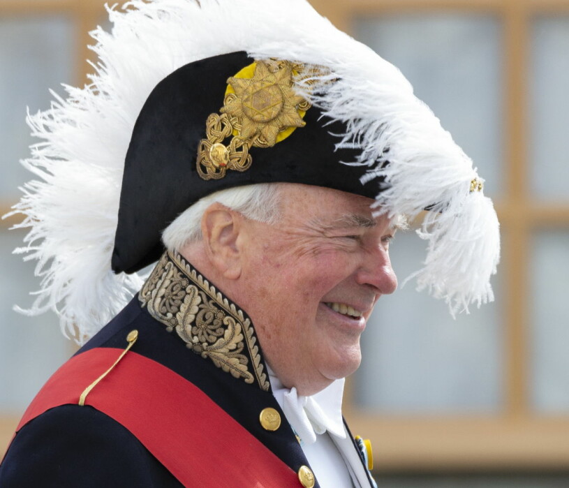 Kungens överceremonimästare Johan Molander. Ett hedersuppdrag som han har haft i sju år. Överceremonimästare Johan Molander