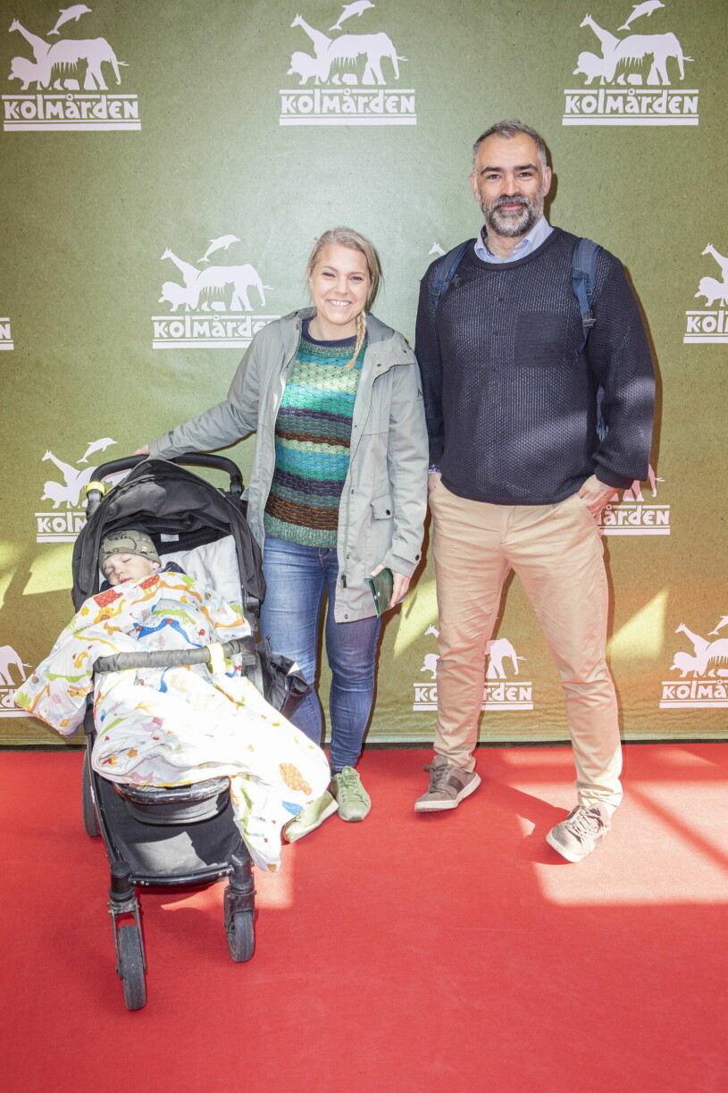 Carina och Jesper vill inte ha fler barn. Carina Bergfeldt och Jesper Zølck Premiäröppningen av Kolmårdens djurpark