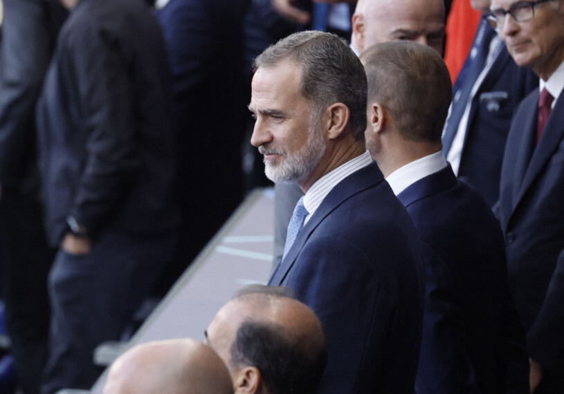 Felipe är på plats i arenan!