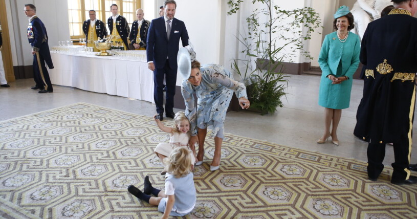 Två barn på vift! Prinsessan Madeleine, prinsessan Leonore och prins Nicolas