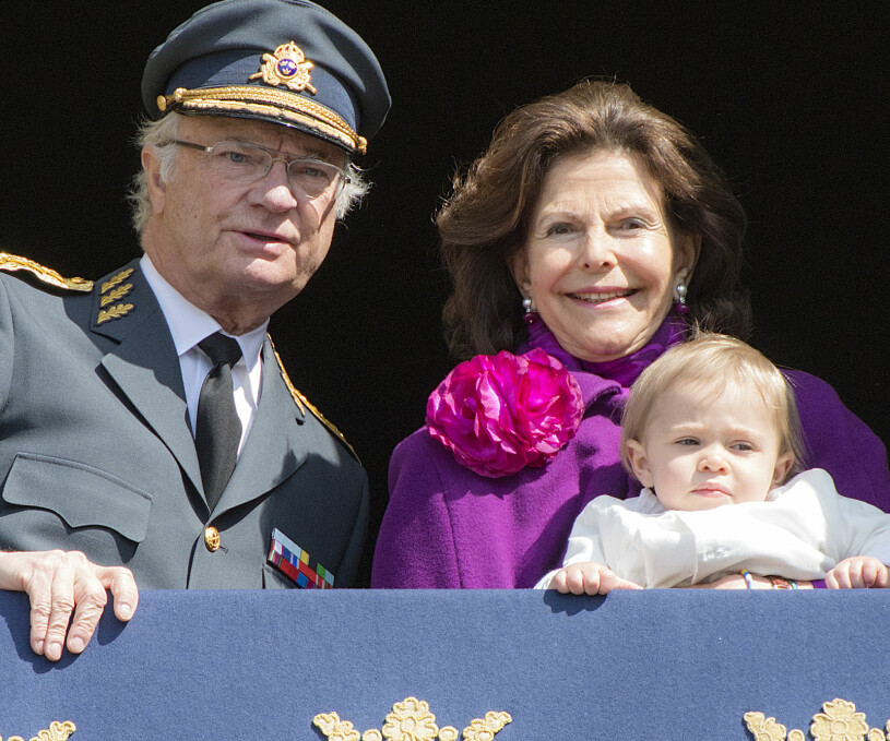 Prinsessan Leonore, ett år. Kungen Drottning Silvia Prinsessan Leonore Kungens födelsedag 2015
