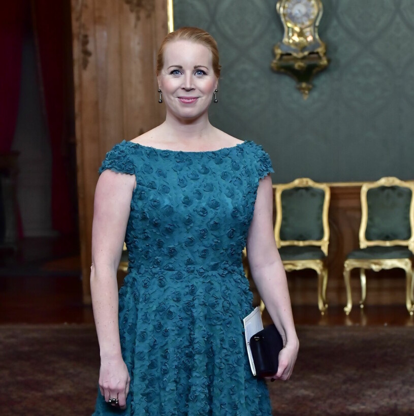 Centerns Annie Lööf tar en paus från den politiska hetluften. Annie Lööf Statsbesök Galamiddag