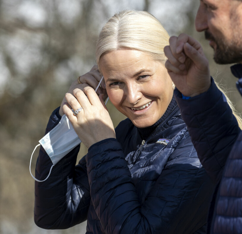 Kronprinsessan Mette-Marit, våren 2021. Kronprinsessan Mette-Marit