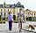 Kungen Drottningen Drottning Silvia Kungaparet Hunden Brandie Drottningholm Drottningholms slott