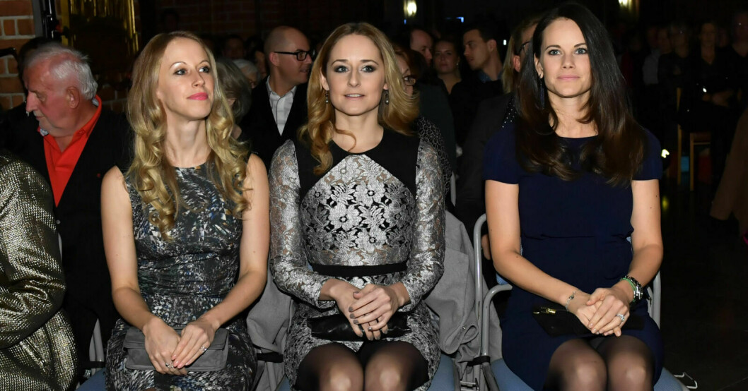 De tre systrarna: Sara, Lina och Sofia. Prinsessan Sofia, Sara Hellqvist och Lina Hellqvist