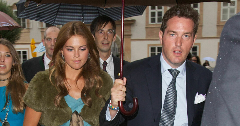 Chris O'Neill markerade tydligt och vände ryggen åt Jonas Bergström. Prinsessan Madeleine och Chris O'Neill