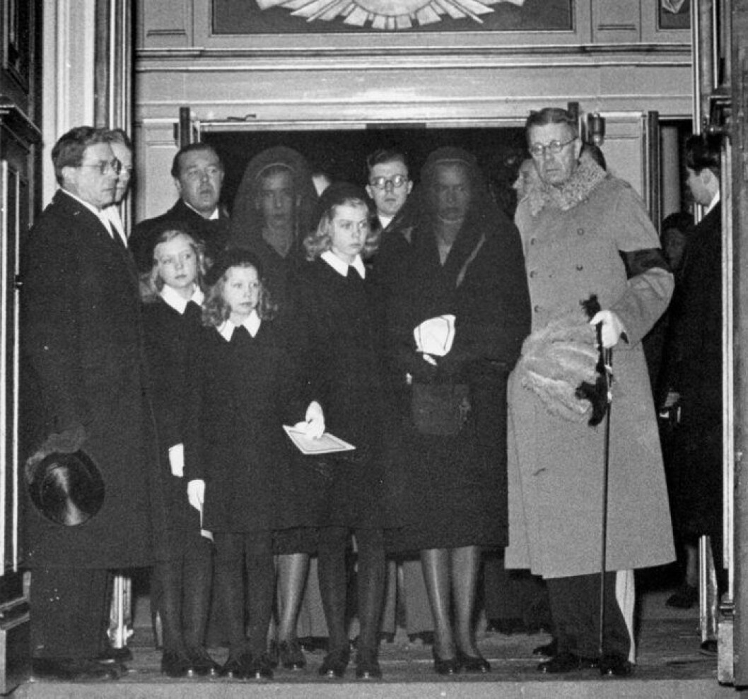 Prins Gustaf Adolfs jordfästning. Prins Gustaf Adolfs jordfästning.