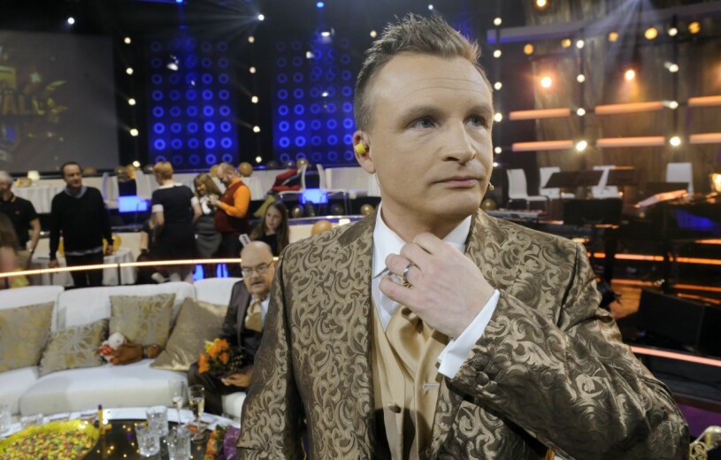 Jan Bylund fick det svettigt i sändning.