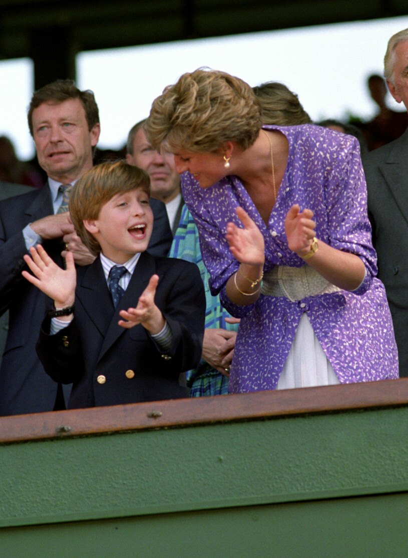 Prins William och prinsessan Diana 1991. Prins William och prinsessan Diana 1991