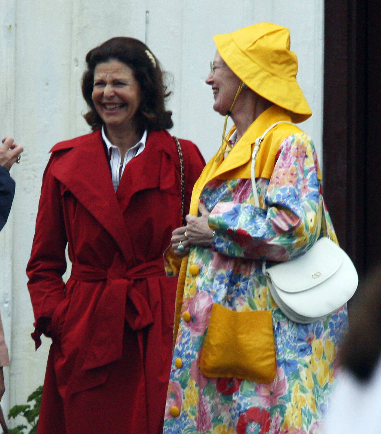 Drottning Silvia och drottning Margrethe