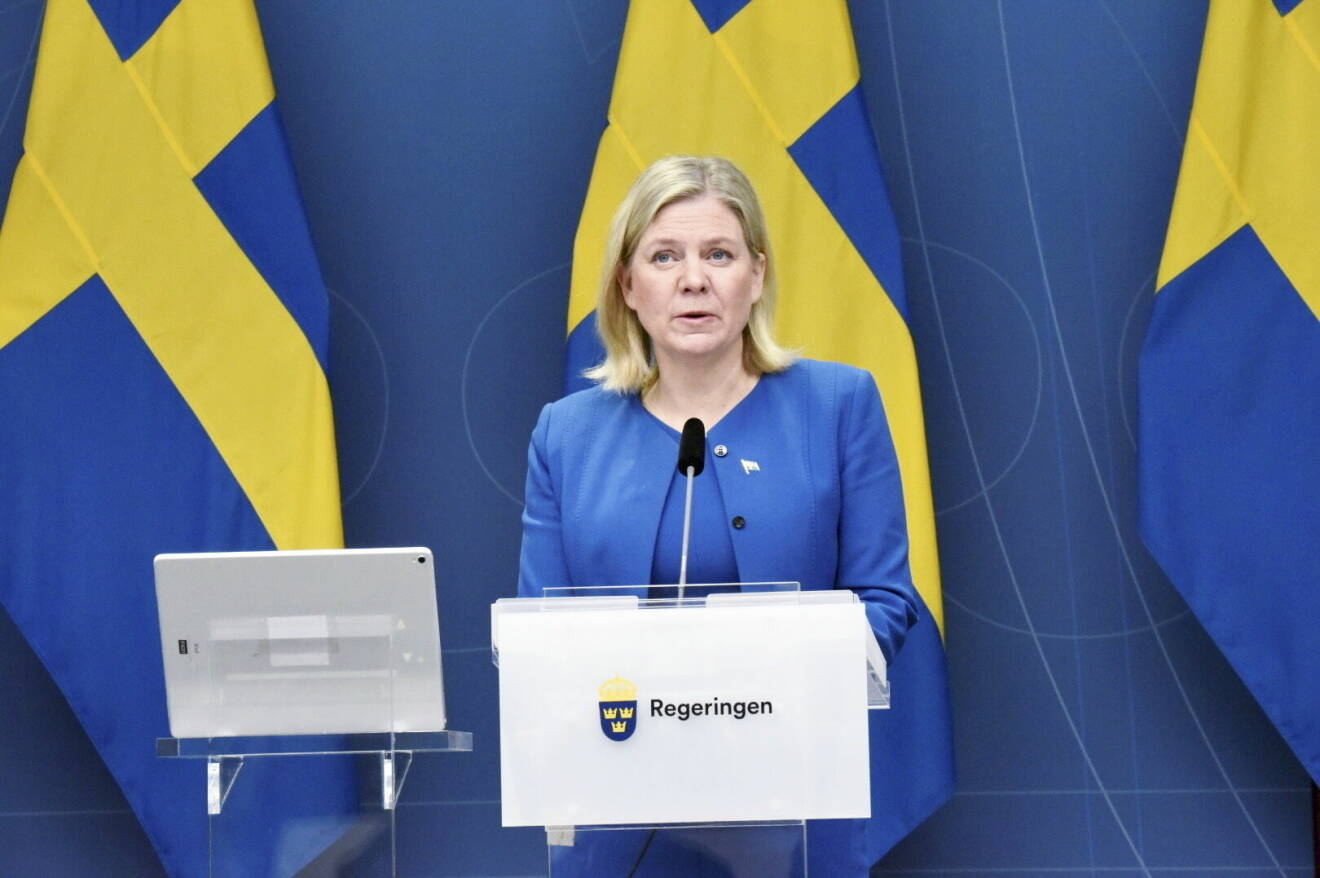 Statsministern Magdalena Andersson