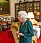 Drottning Elizabeths privata vardagsrum The Oak Room på slottet Windsor Castle