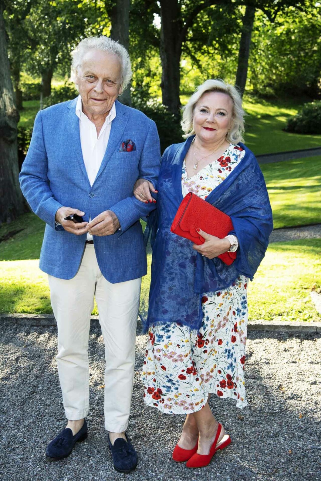 Svemsk Damtidnings proffsiga krönikör Herman Lindqvist tillsammans med sin Liliana Komorowska.