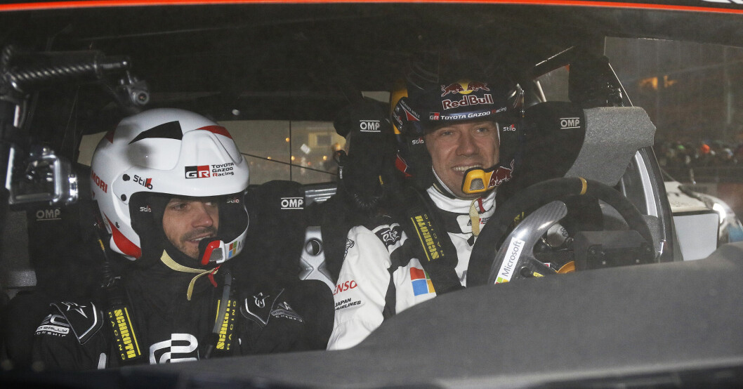 Prins Carl Philip under invigningen av Rally Sweden 2020, där han fick åka med flerfaldige världsmästaren Sébastien Ogier, Frankrike runt sträckan på Färjestadtravet. Prins Carl Philip