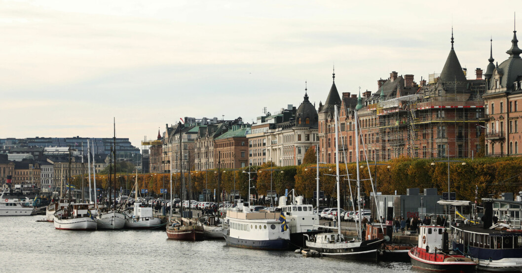 Exklusiva Strandgatan i Stockholm.
