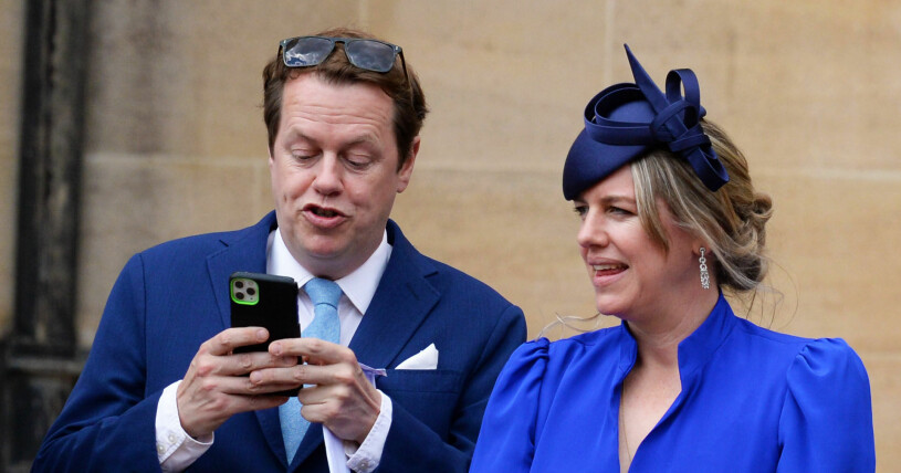 Syskonen Tom Parker Bowles och Laura Lopes. Tom Parker Bowles och Laura Lopes