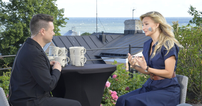 Anders intervjuade politiker under Almedalsveckan. Kristdemokraternas partiledare Ebba Busch medverkar i morgon-TV med Anders Pihlblad inför sitt tal i Almedalen.