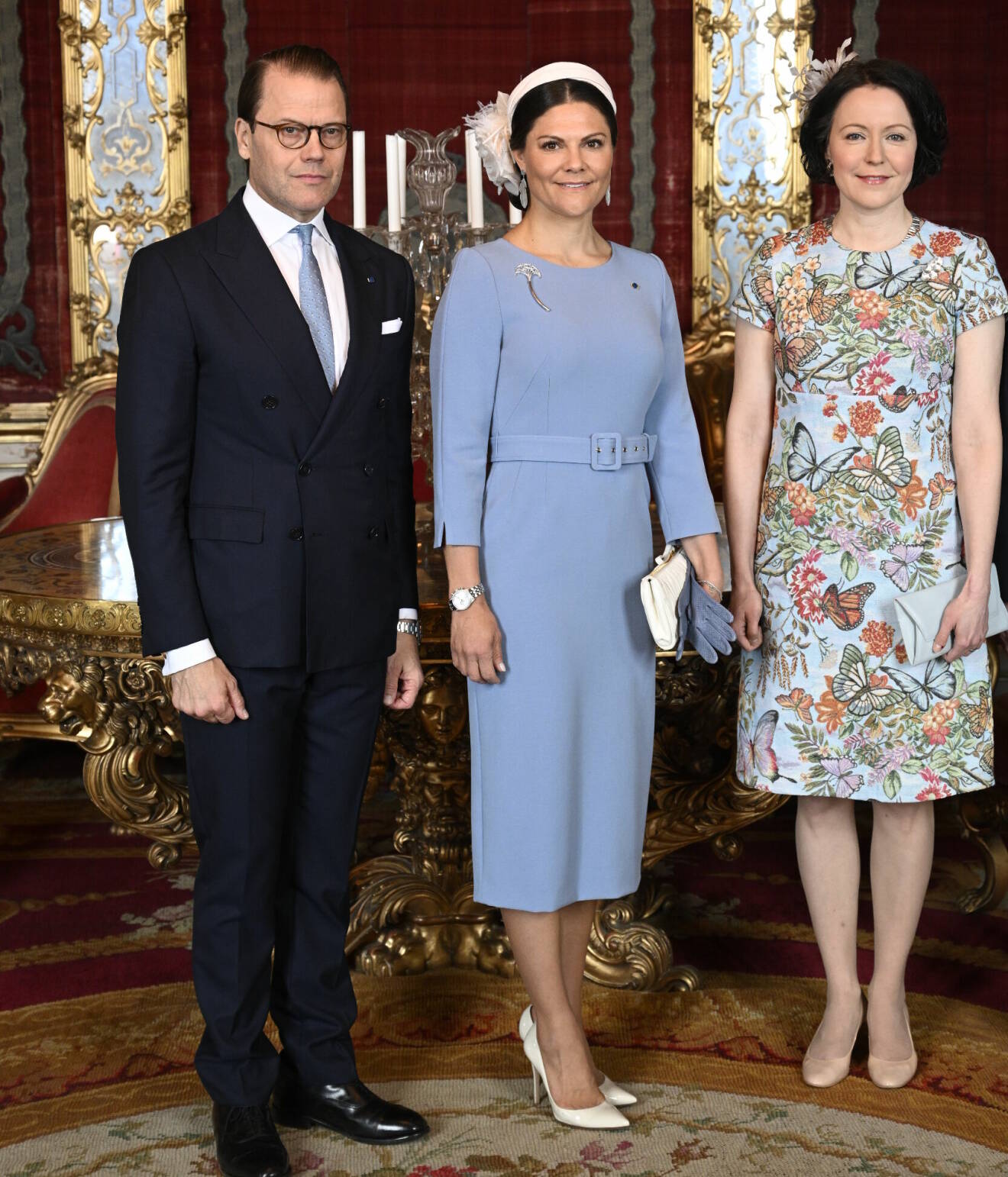 Kronprinsessan Victoria Prins Daniel och Jenni Haukio hustru till Finlands president