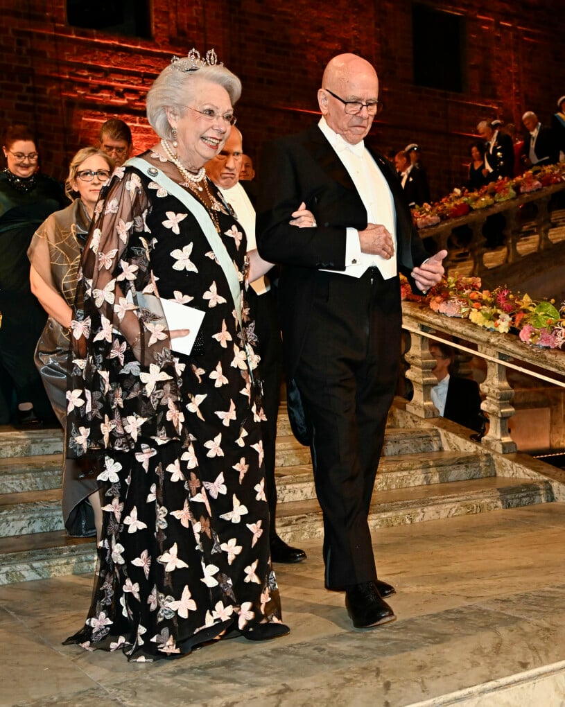 Prinsessan Christina och Nobelpristagaren i kemi, K. Barry Sharpless. Prinsessan Christina och Nobelpristagaren i kemi, K. Barry Sharpless Nobelbanketten 2022