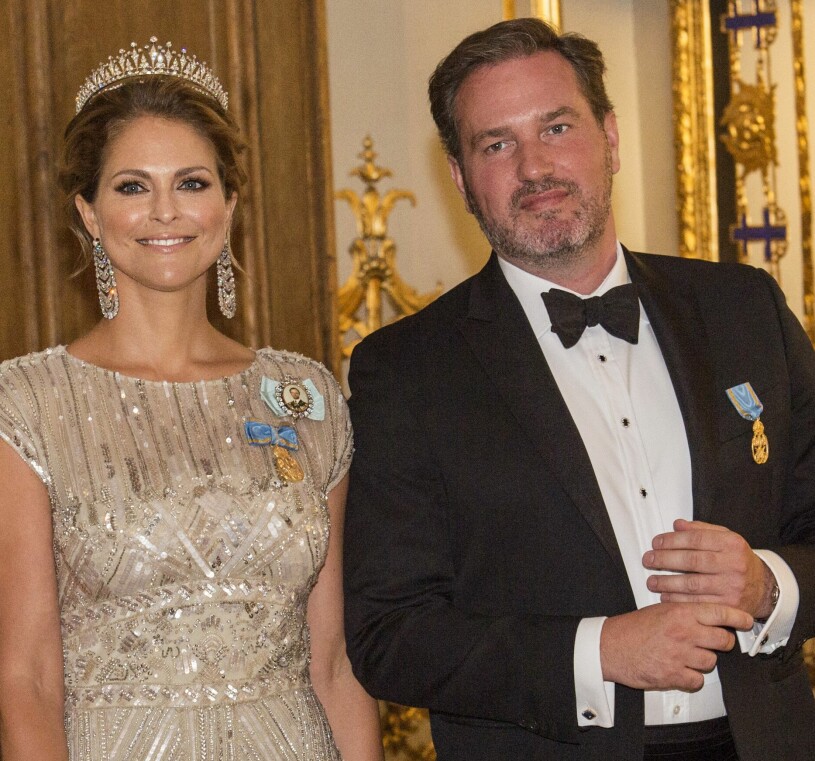 Prinsessan Madeleine med sin man Chris O’Neill. Prinsessan Madeleine och Chris O’Neill