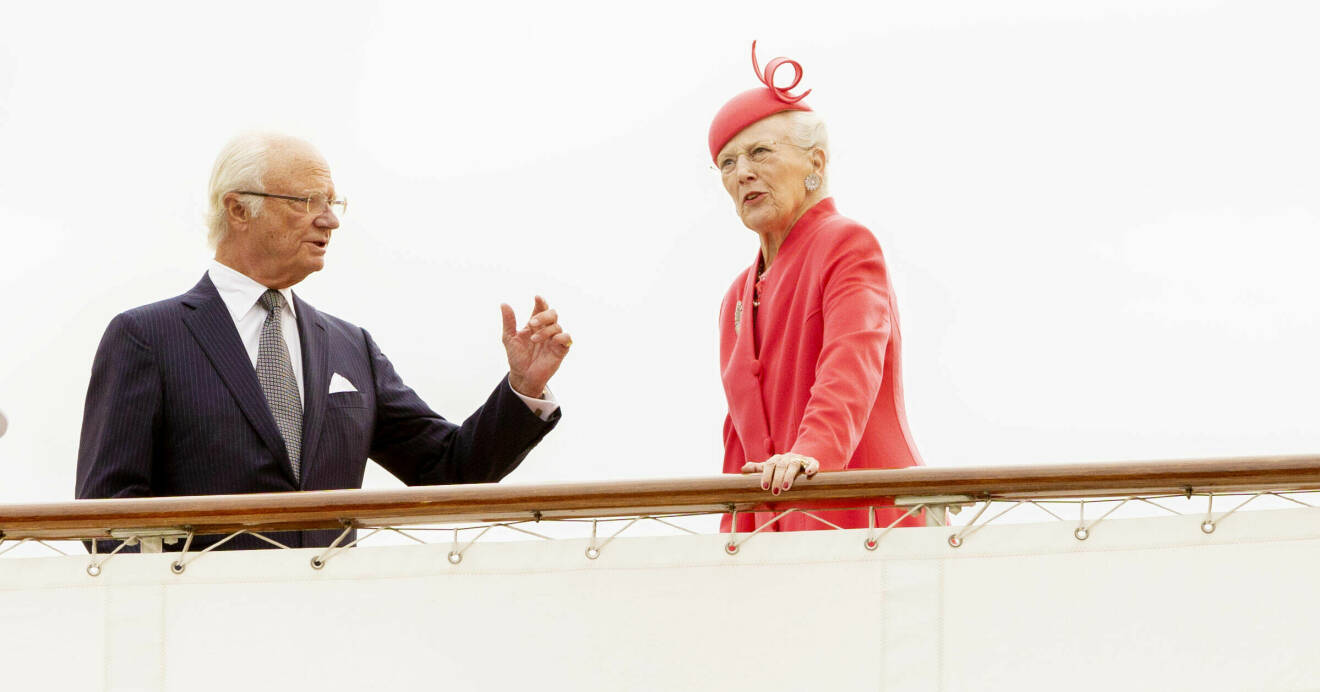 Kung Carl XVI Gustaf och Drottning Margrethe II