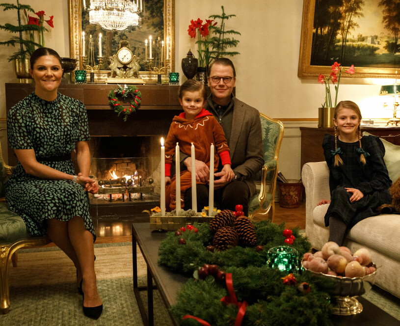 Julmys på Haga slott. Jul hemma hos kronprinsessan Victoria och prins Daniel på Haga slott