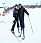 Kronprinsessan Victoria och prins Daniel åker skidor utför