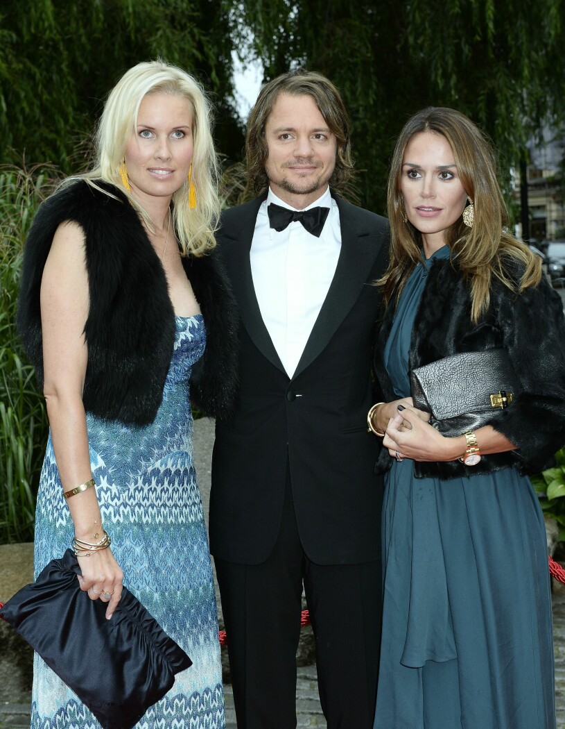 Äkta paret Ellen och Jan Dinkelspiel med väninnan Leonie Persson.