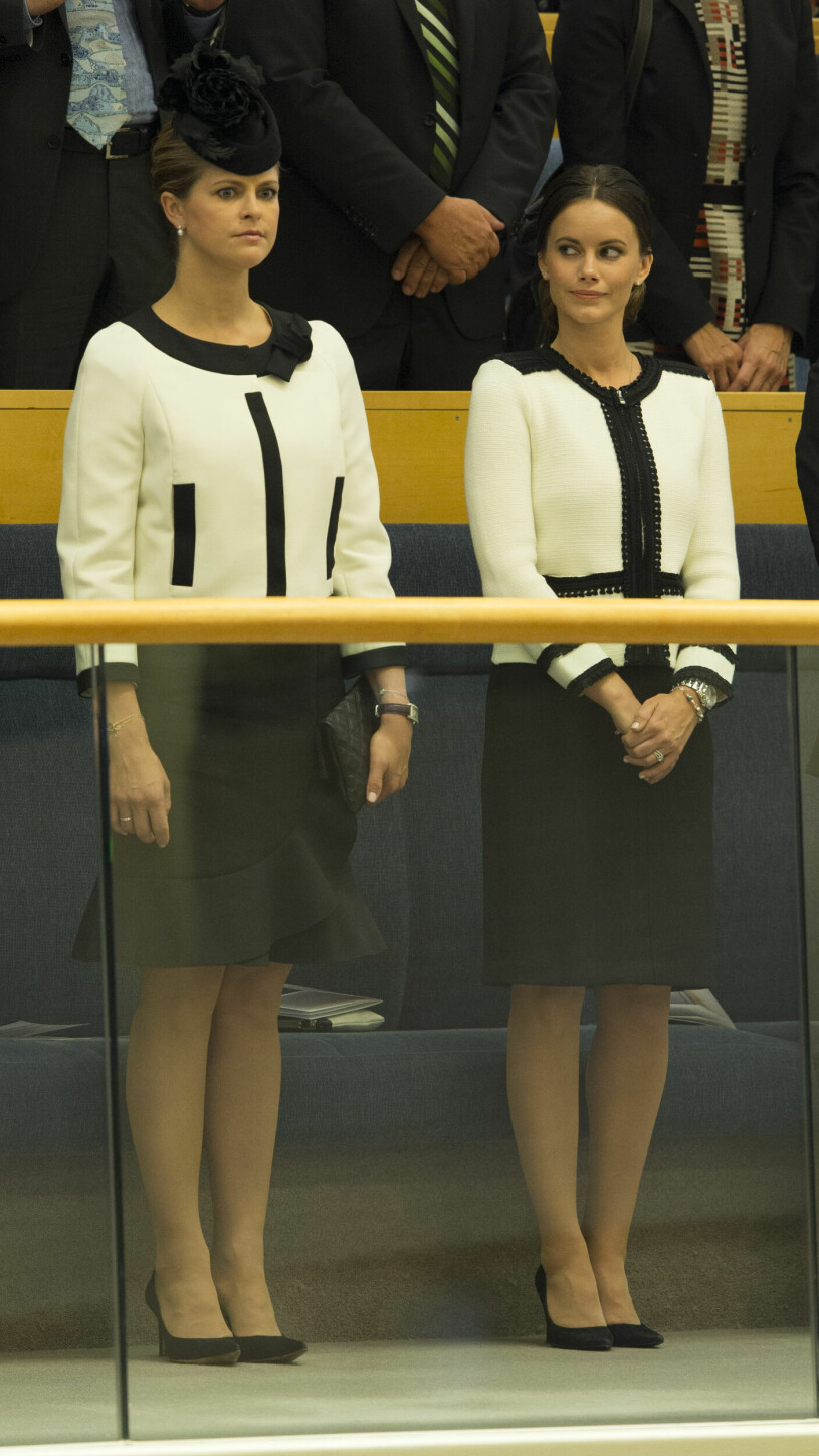 Två prinsessor, en look! Prinsessan Madeleine och prinsessan Sofia på riksmötets öppnande