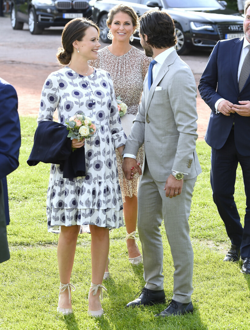 Vid firandet av kronprinsessan Victorias 40-årsdag.