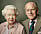 Drottning Elizabeth med sin man prins Philip