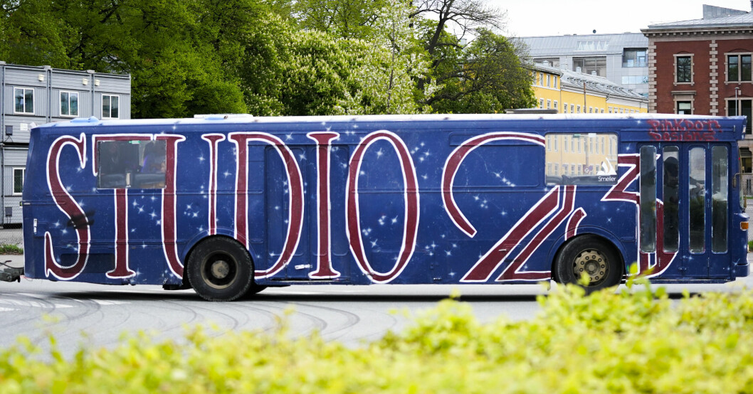 Ingrid-Alexandra åkte i bussen Studio 23. Russbuss