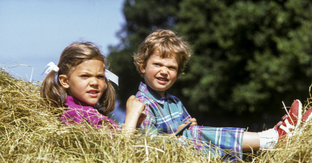 Prinsessan Victoria och prins Carl Philip