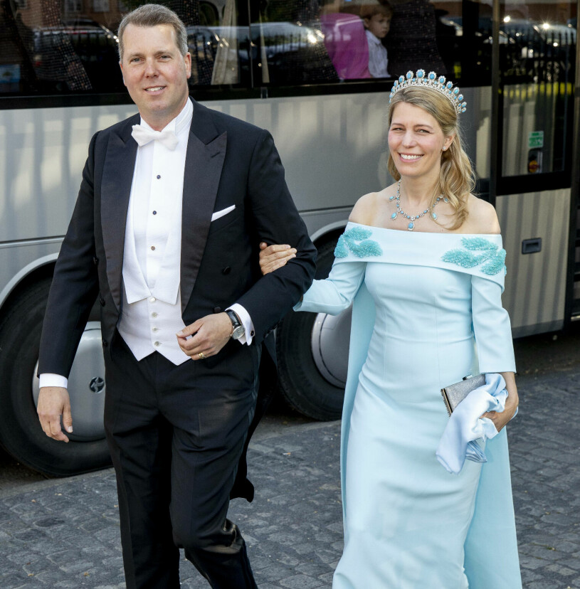 Kronprinsessan Victorias syssling prins Hubertus med sin fru prinsessan Kelly. Kronprinsessan Victorias syssling Prins Hubertus med sin fru prinsessan Kelly