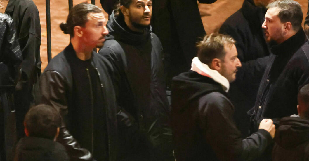 Zlatan Ibrahimovic på fest – utan Helena Seger