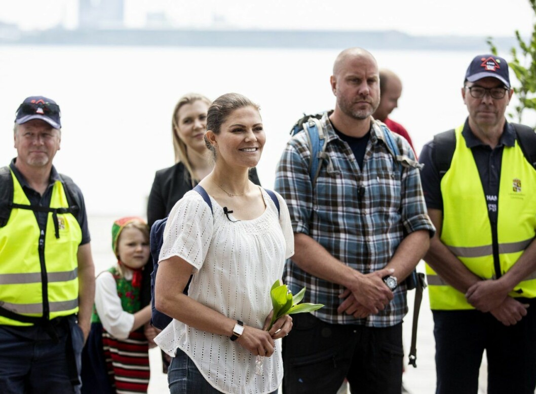 Så sent som i juni 2019 var kronprinsessan Victoria i Gästrikland och landskapsvandrade.