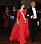 Prinsessan Sofia på Nobelfesten 2018 i röd klänning från Zetterberg Couture.