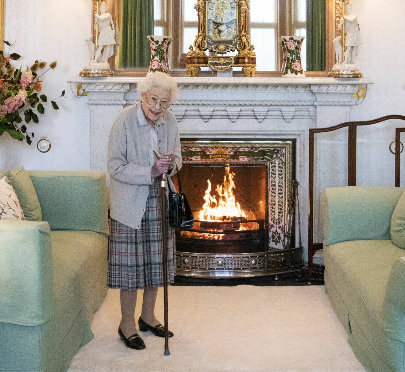 Den sista bilden på drottning Elizabeth – tog emot premiärministern Liz Truss på Balmoral